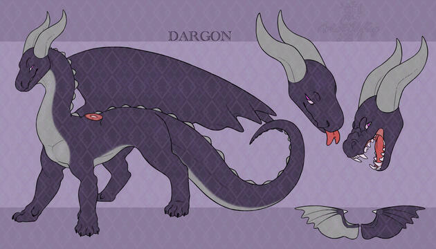 1 View Ref Sheet with Emotes and Wing View