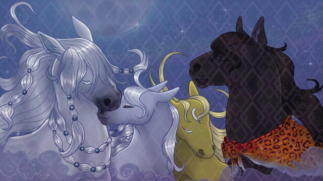 Shaded Busts with Scene Background